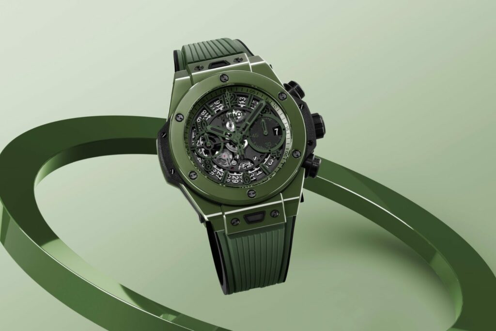 ساعة Hublot Big Bang Unico Dark Green Ceramic