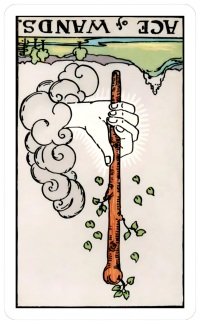 Ace of Wands, reversed