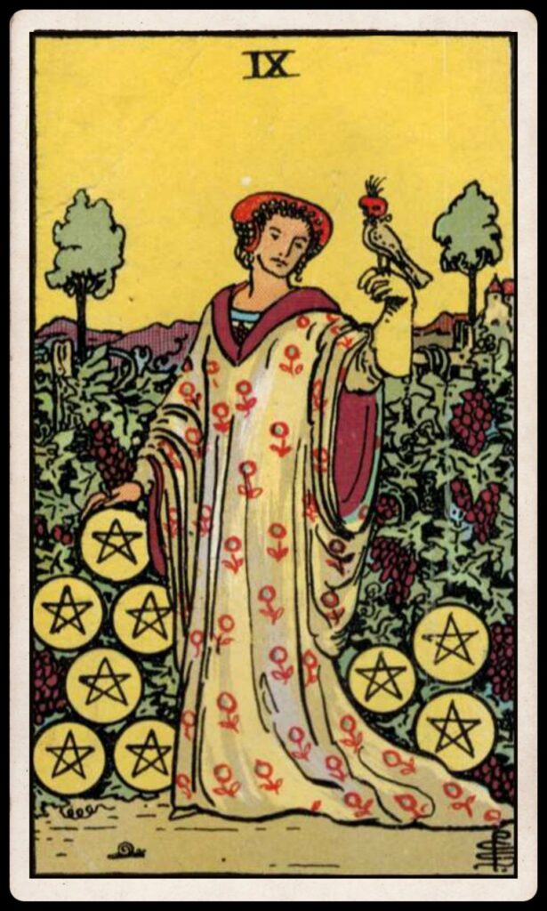 Nine of Pentacles