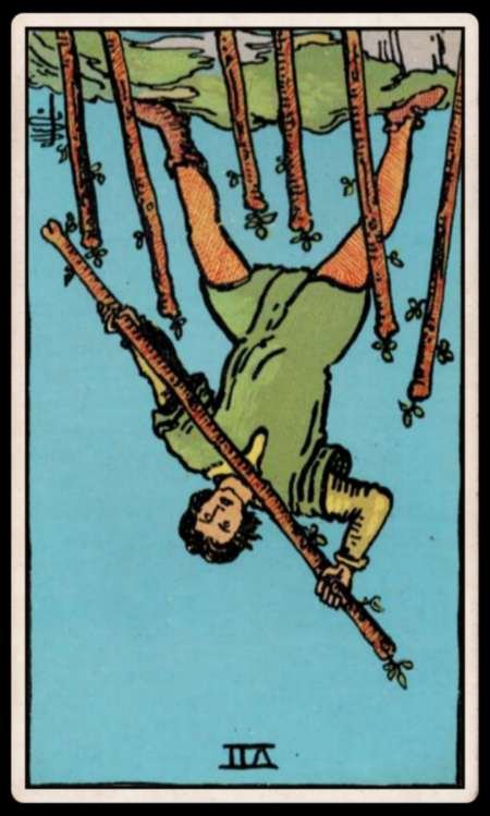 Seven of Wands, reversed