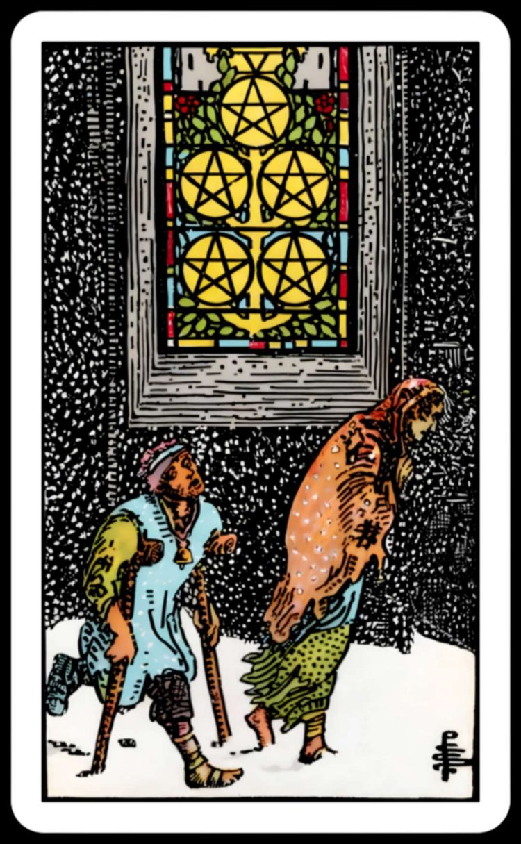  FIVE OF PENTACLES