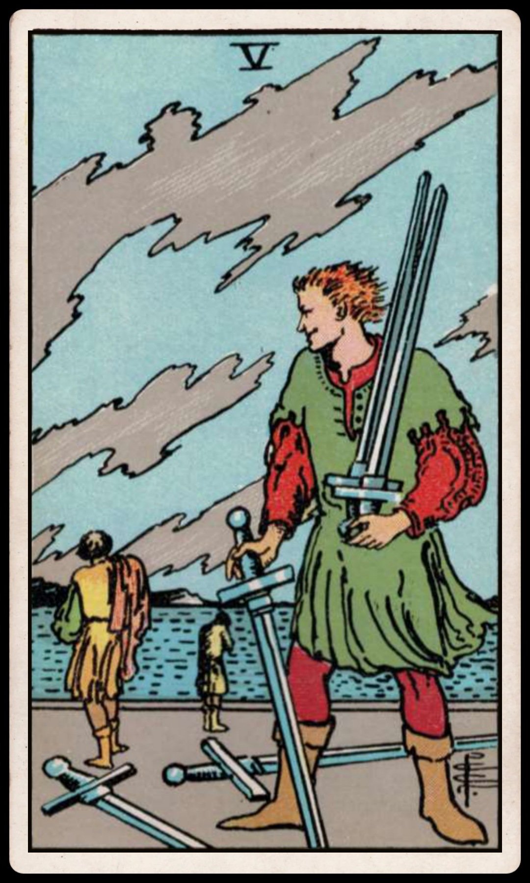 FIVE OF SWORDS