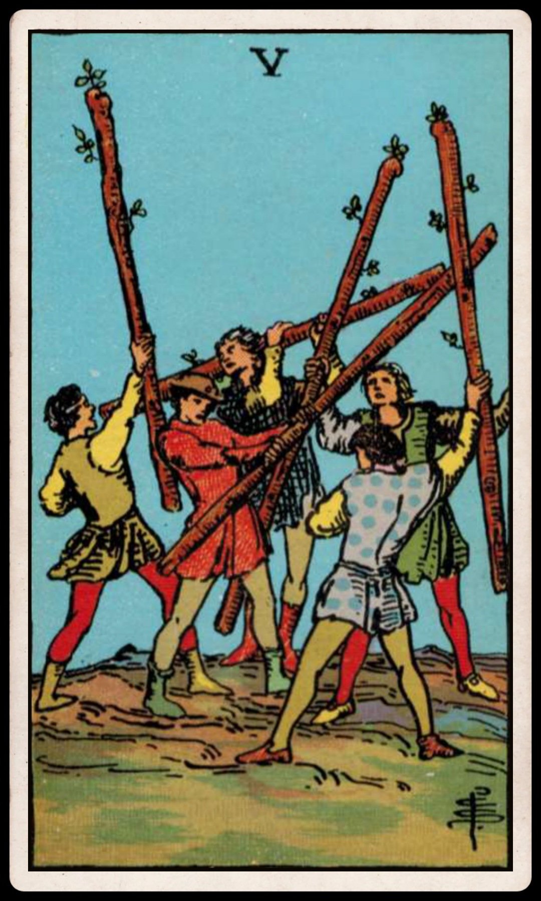 Five Of Wands