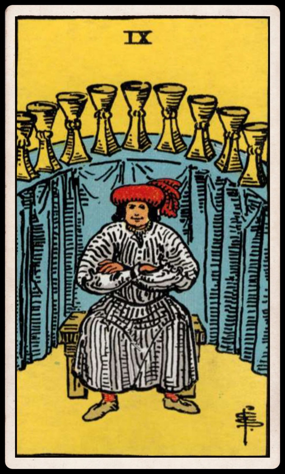 NINE OF CUPS