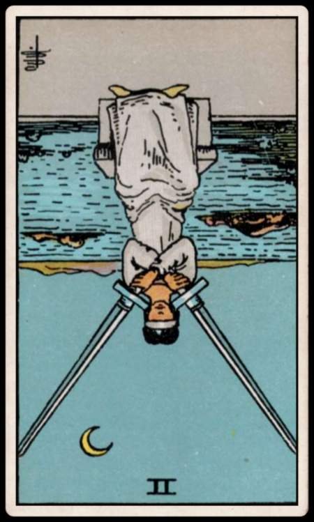 Two of Swords, Reversed