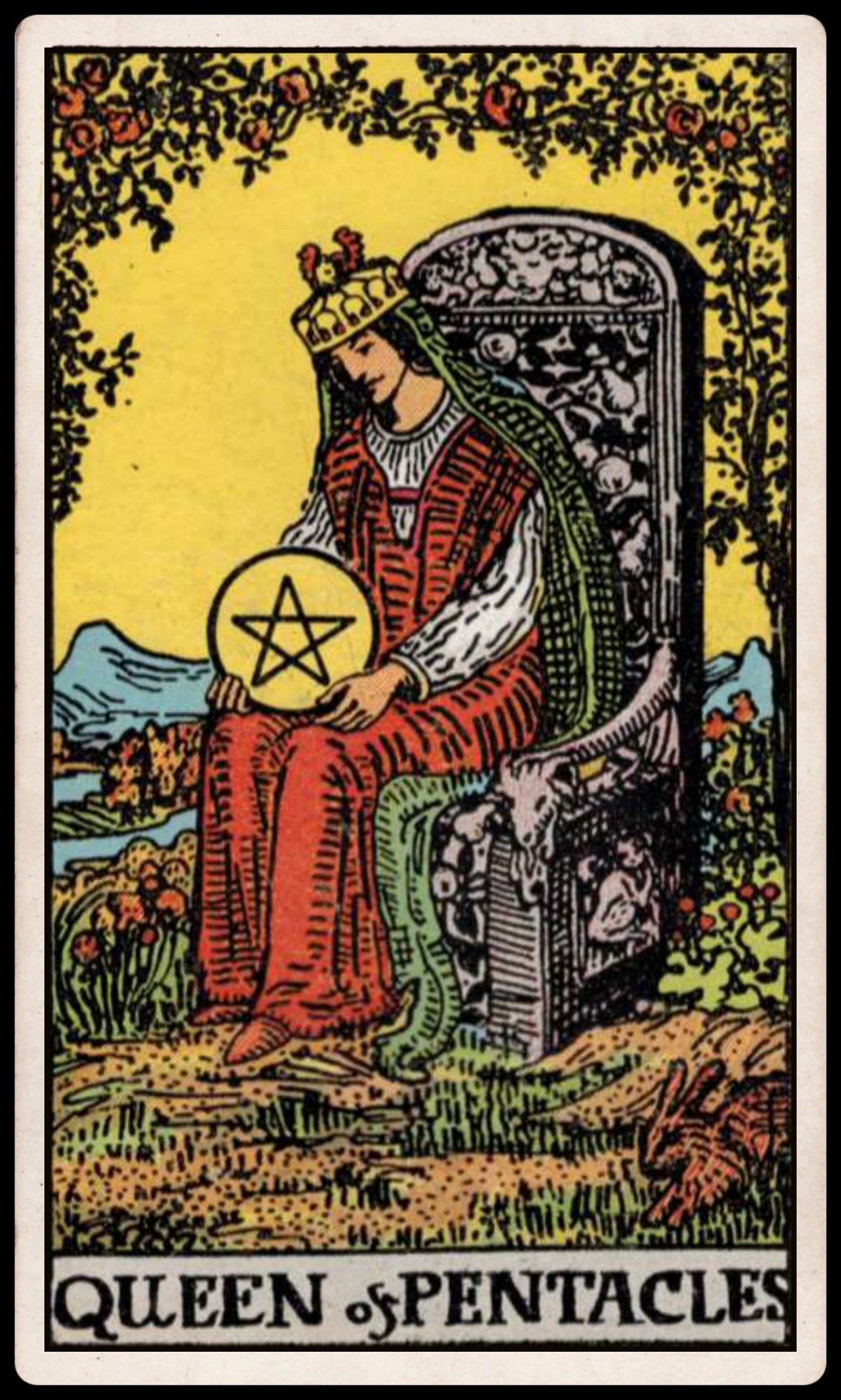 QUEEN OF PENTACLES