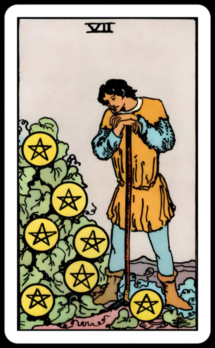 SEVEN OF PENTACLES