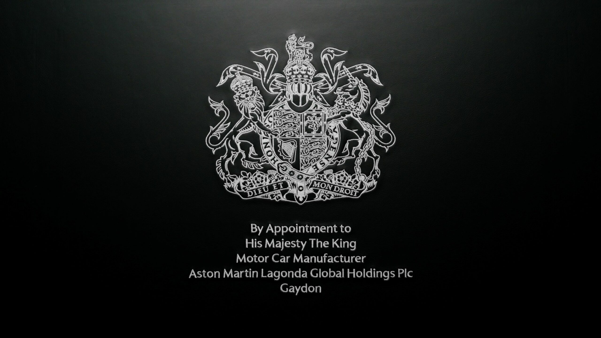 Aston Martin Royal Warrant
