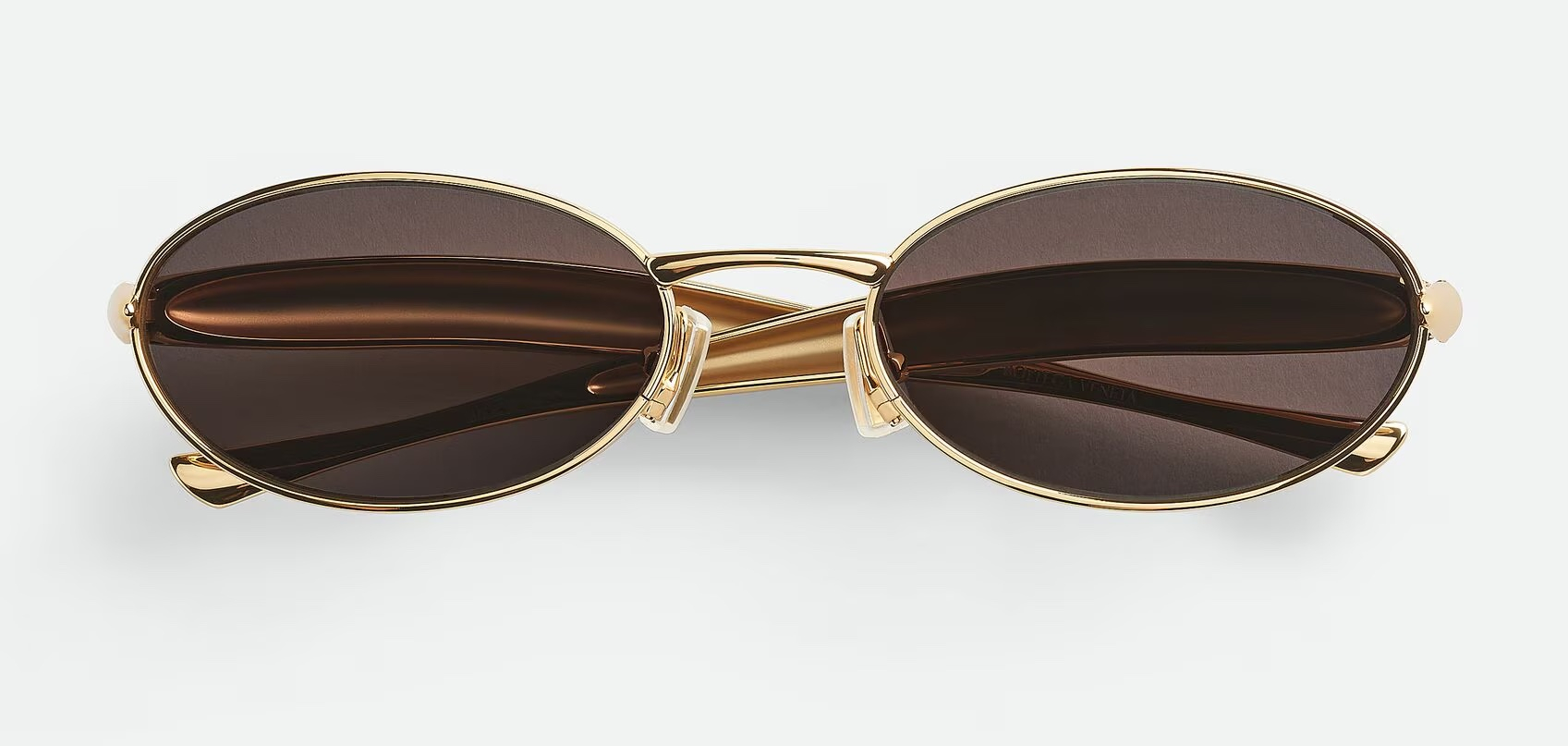 Bottega Veneta Sardine Oval Sunglasses