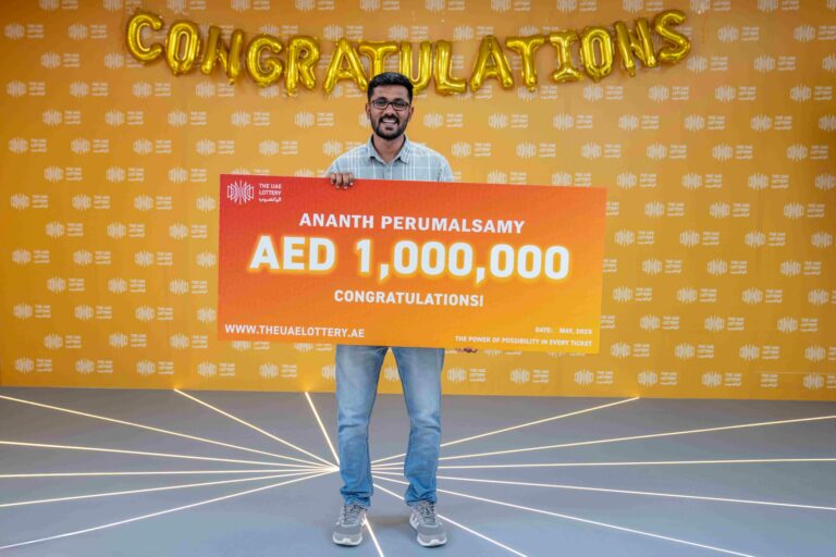 Dubai raffle winner
