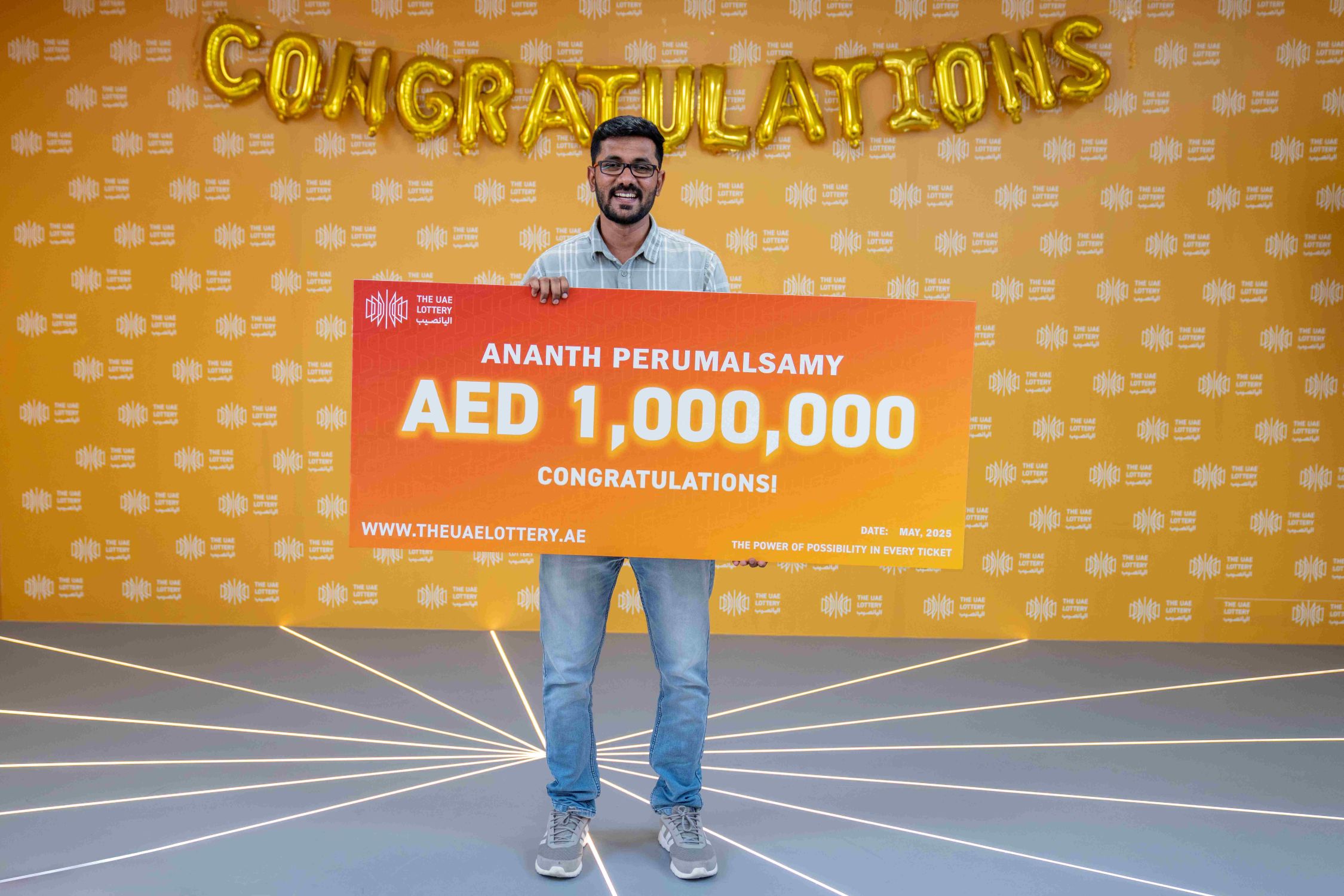 Dubai raffle winner