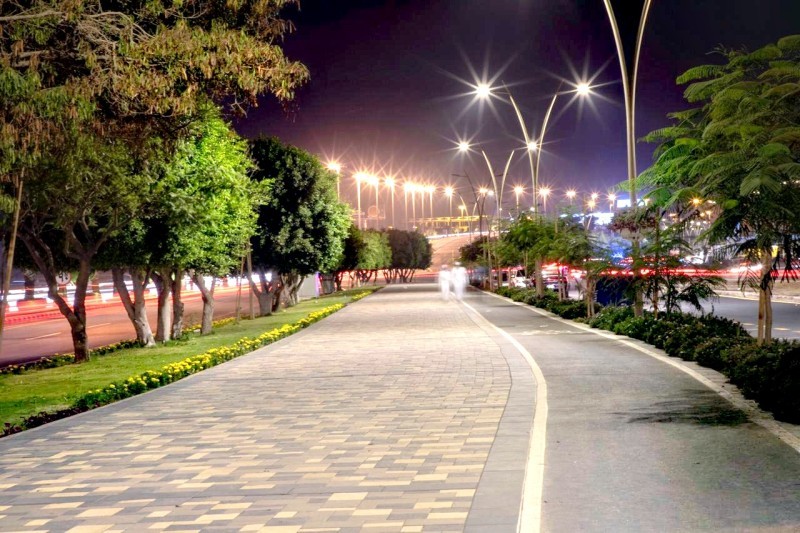 ممشى حي الروضة