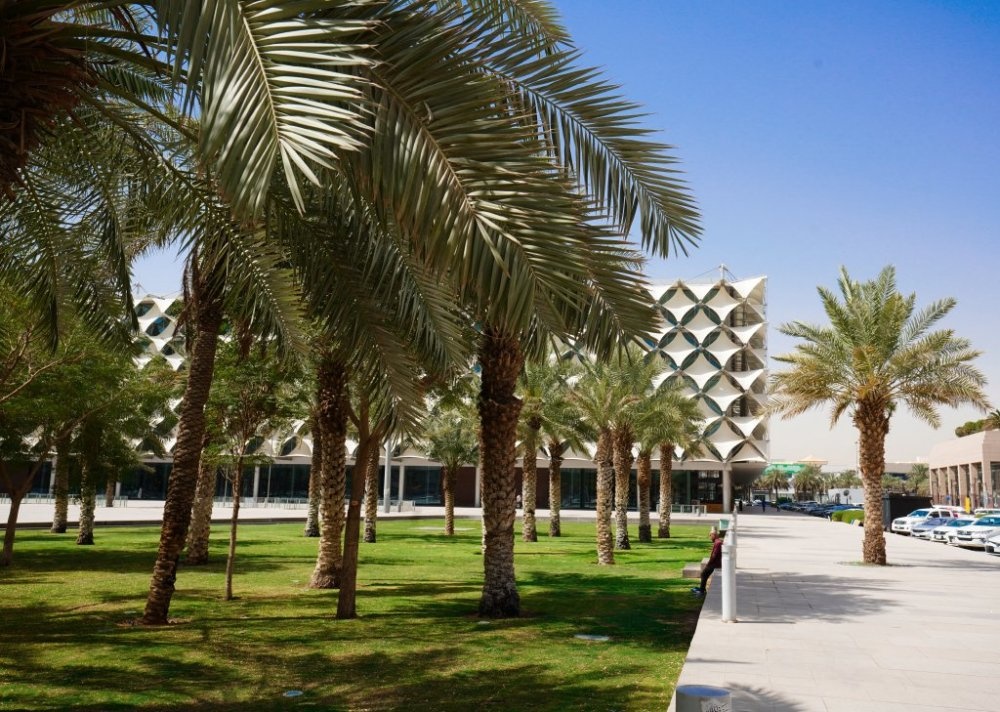 حديقة المكتبة حي العليا في مدينة الرياض