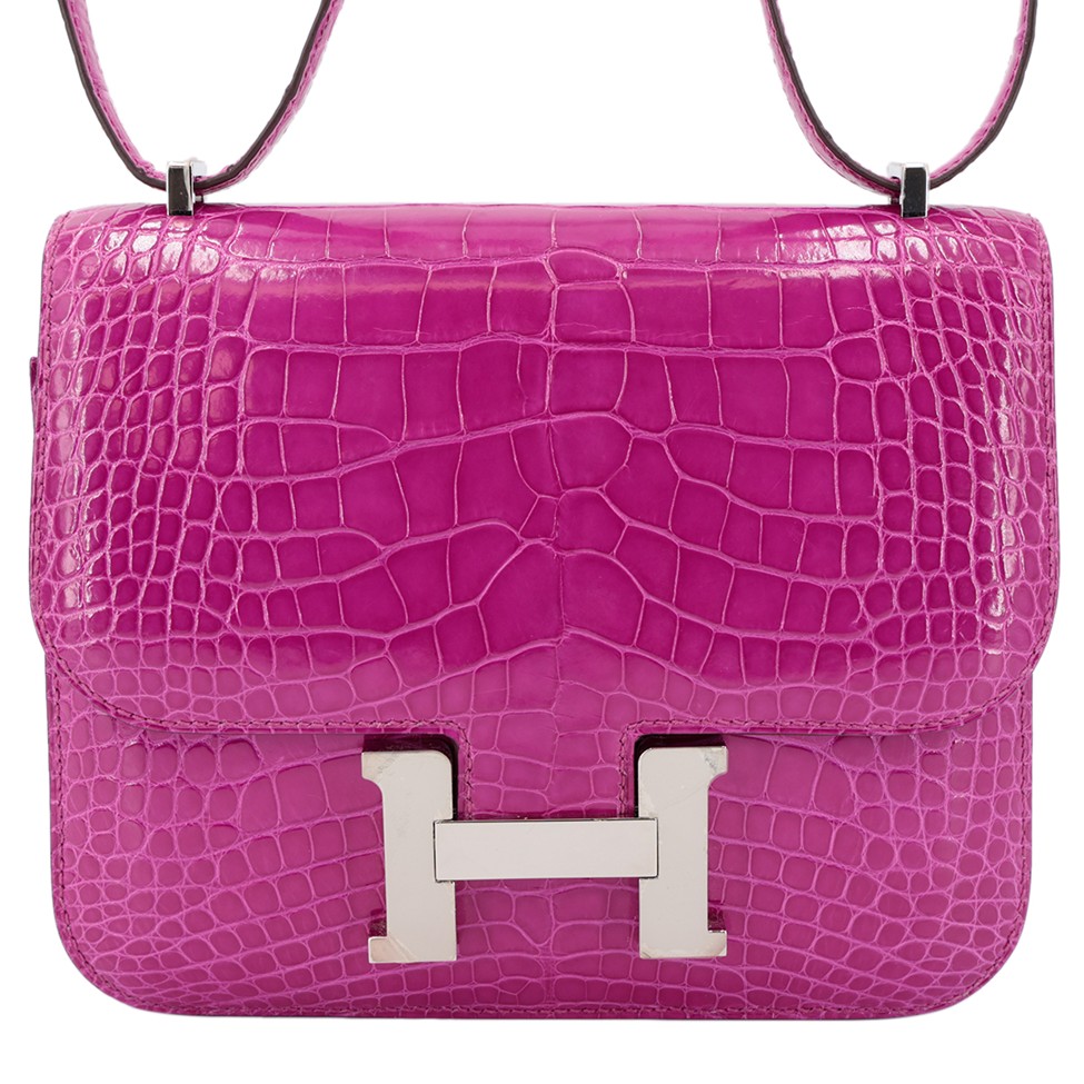 حقيبة Constance Mini 19 in Rose Scheherazade with Palladium hardware