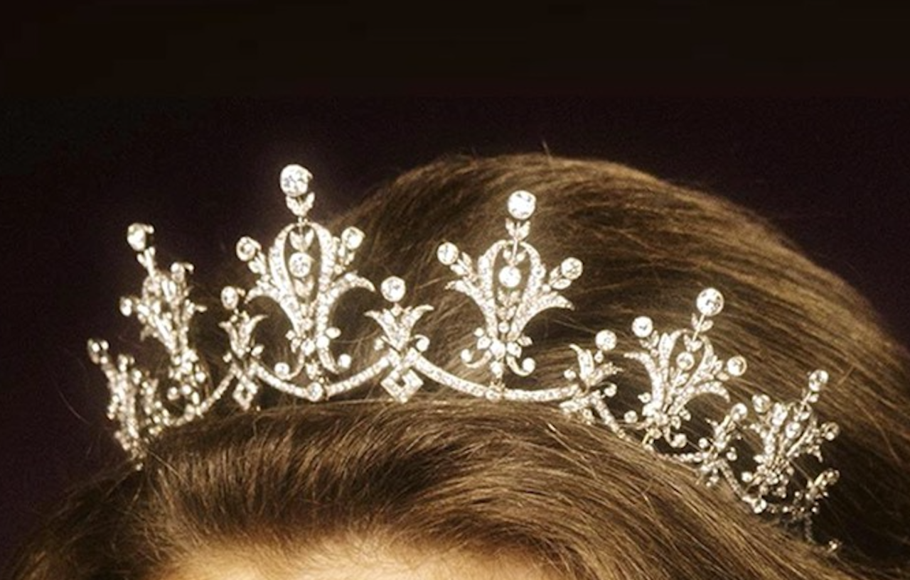 تاج Festoon Diamond Tiara