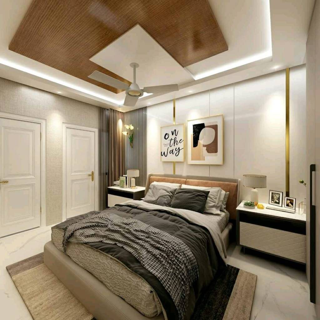 إطارات جبسية حول السرير