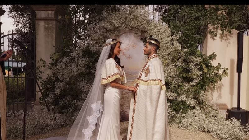 زفاف بطابع مصري قبطي