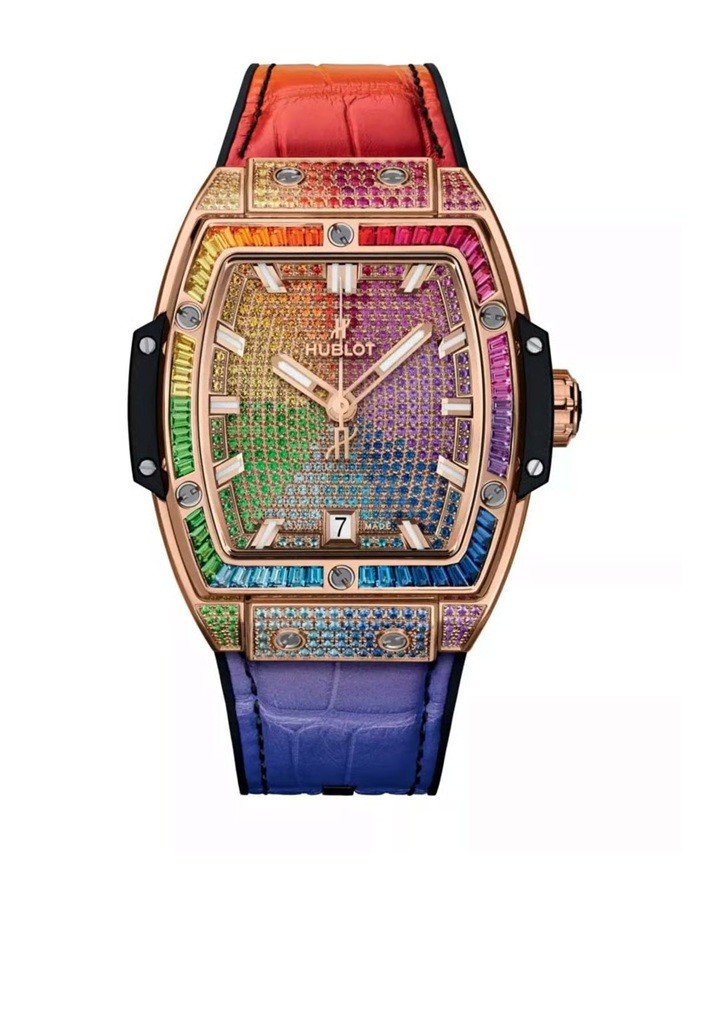 ساعة Hublot Spirit of Big Bang King Gold Rainbow