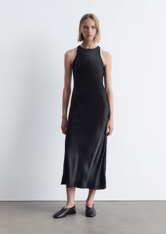 فستان من & Other Stories Satin Midi Dress