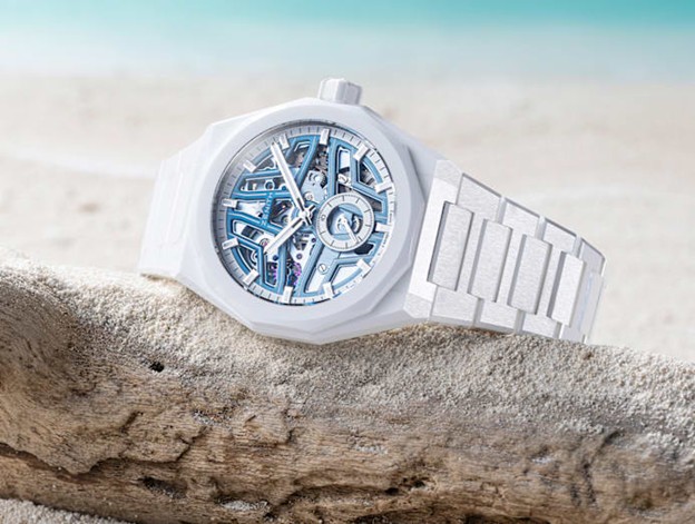 ساعة من ZENITH DEFY SKYLINE SKELETON WHITE SURFER CERAMIC