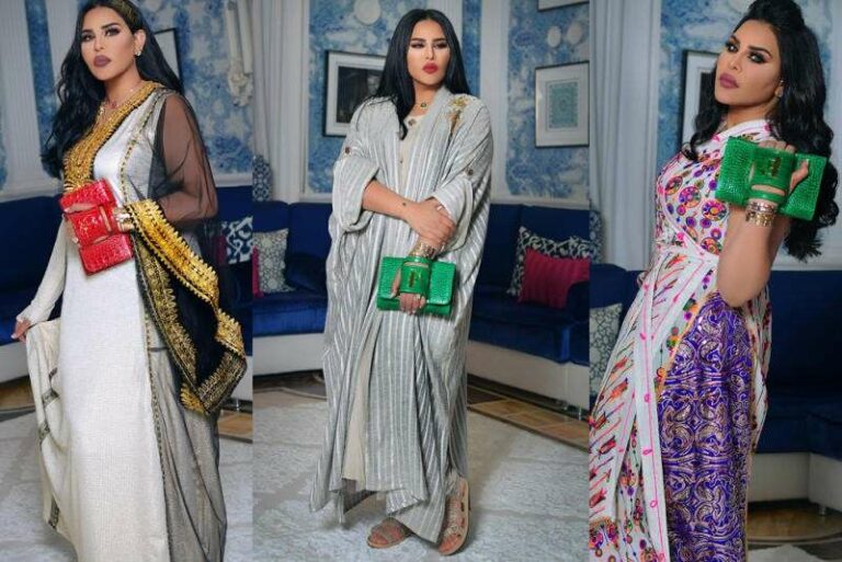 الفنانة أحلام بتشكيلة من الجلابيات الفخمة للمناسبات