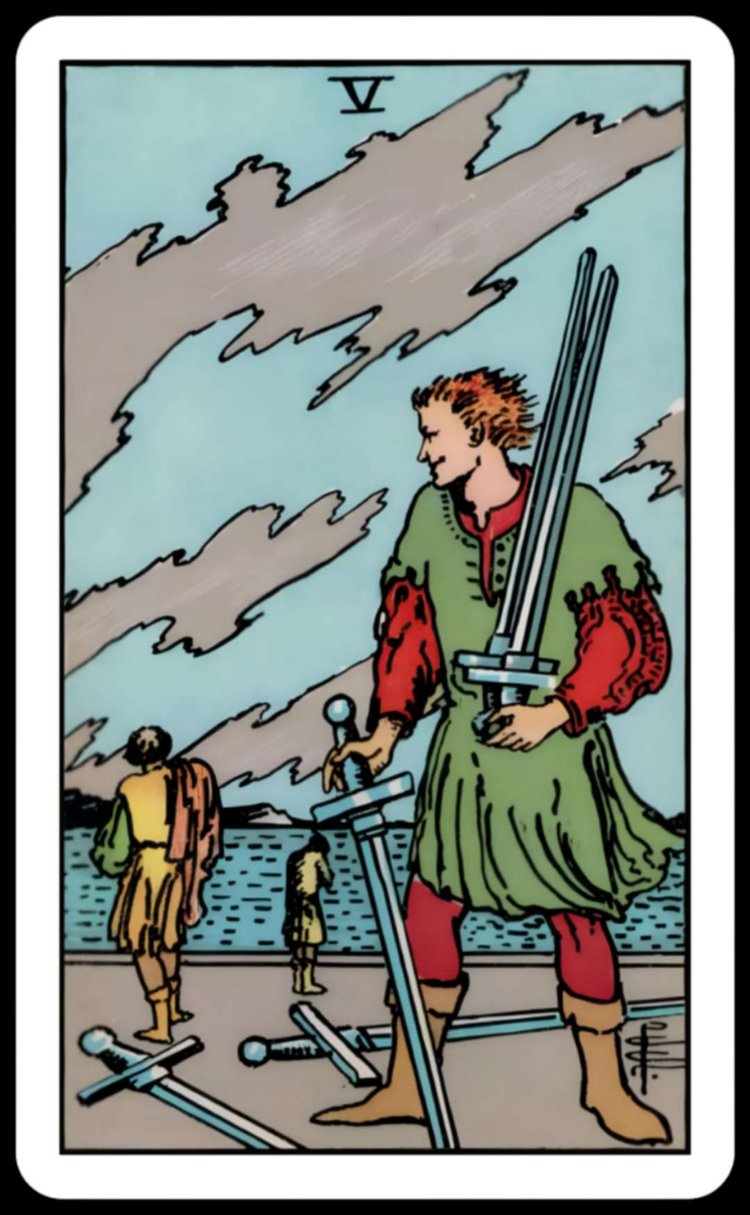 FIVE OF SWORDS