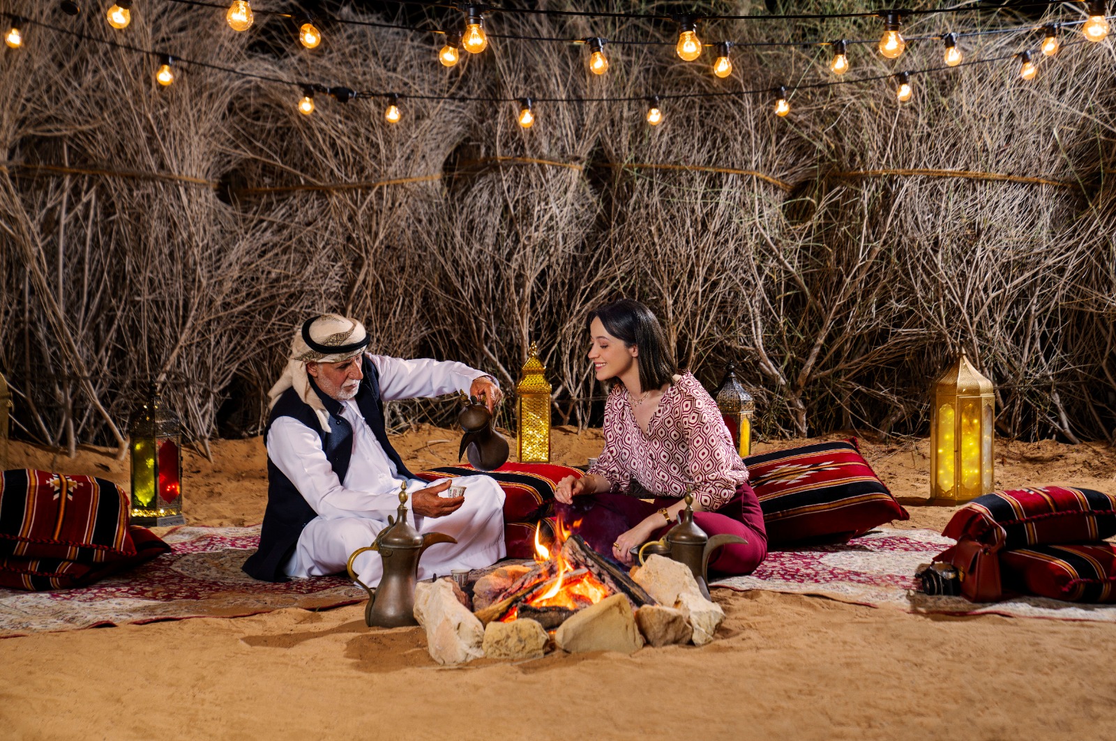 Experience Culture Emirates Heritage Village - Emirati Coffee