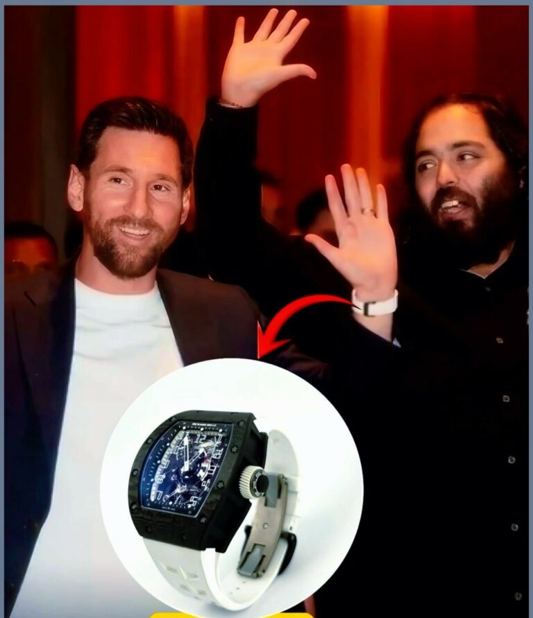 Anant Ambani gifts Messi luxury watch