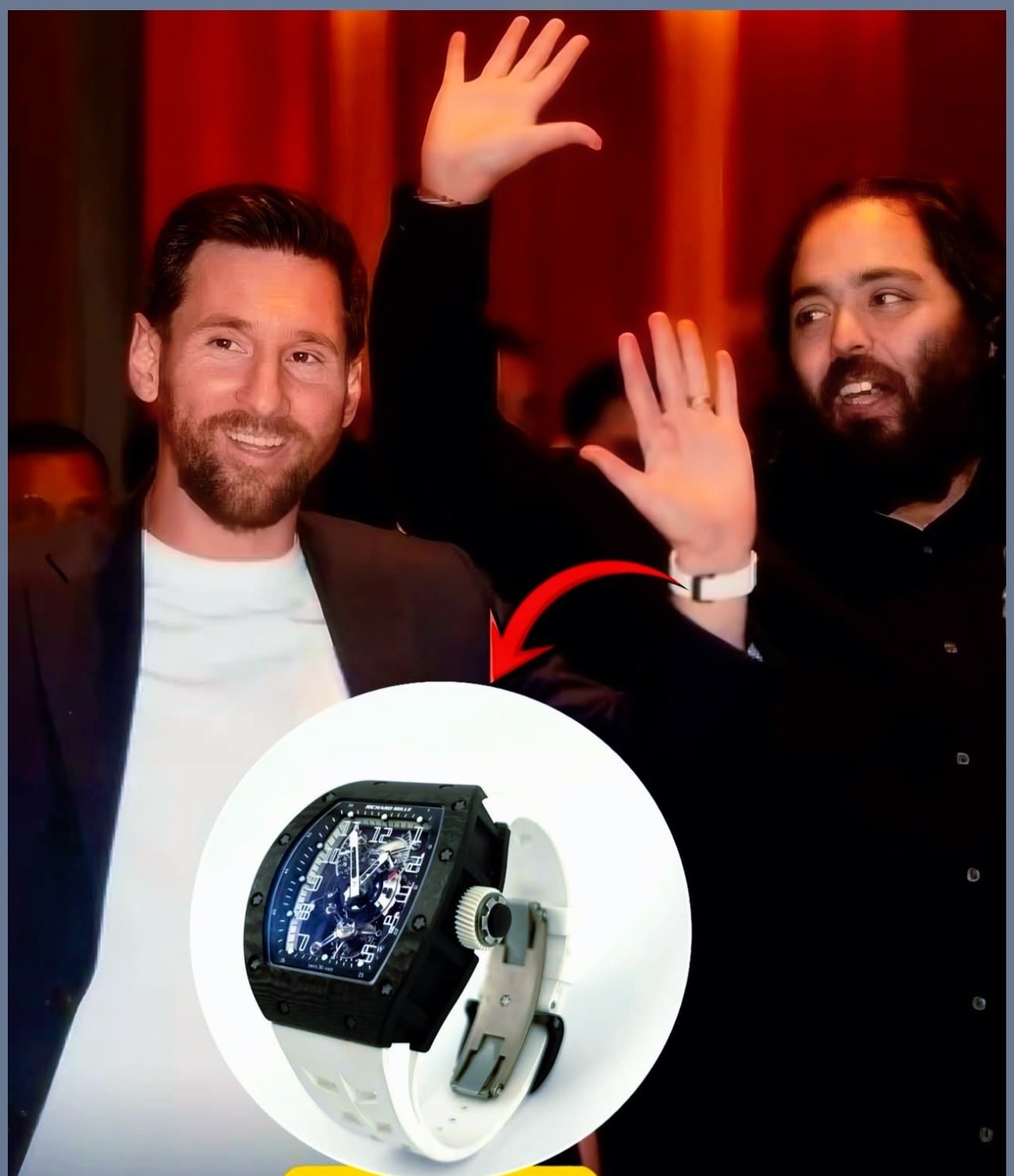 Anant Ambani gifts Messi luxury watch