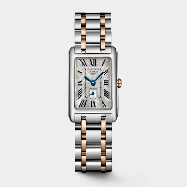 ساعة Longines Dolcevita 18K gold and stainless steel