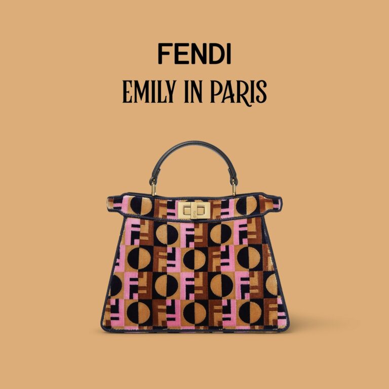 تعاون أيقوني بين Fendi ومسلسل “Emily in Paris” قطع فاخرة محدودة الإصدار
