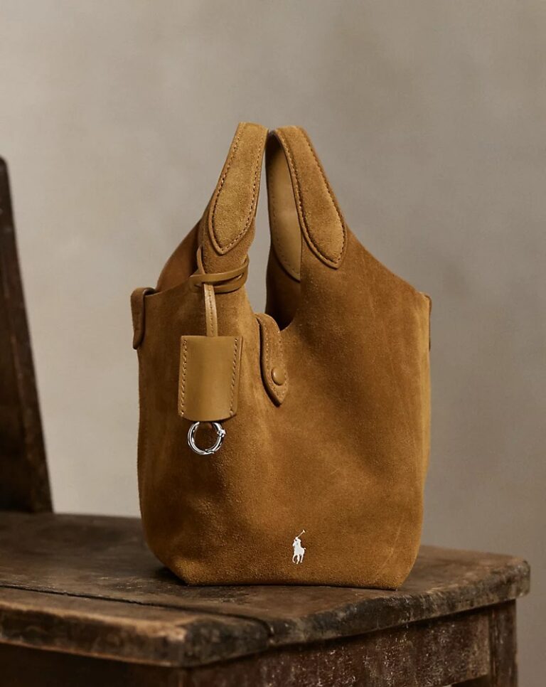 Polo Ralph Lauren Large Polo Play Suede Tote
