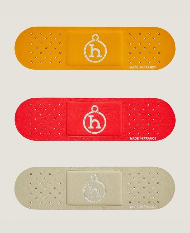 Hermès leather band-aids