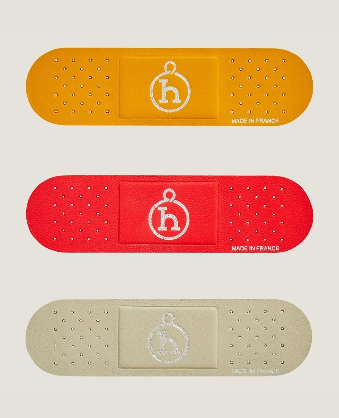 Hermès leather band-aids