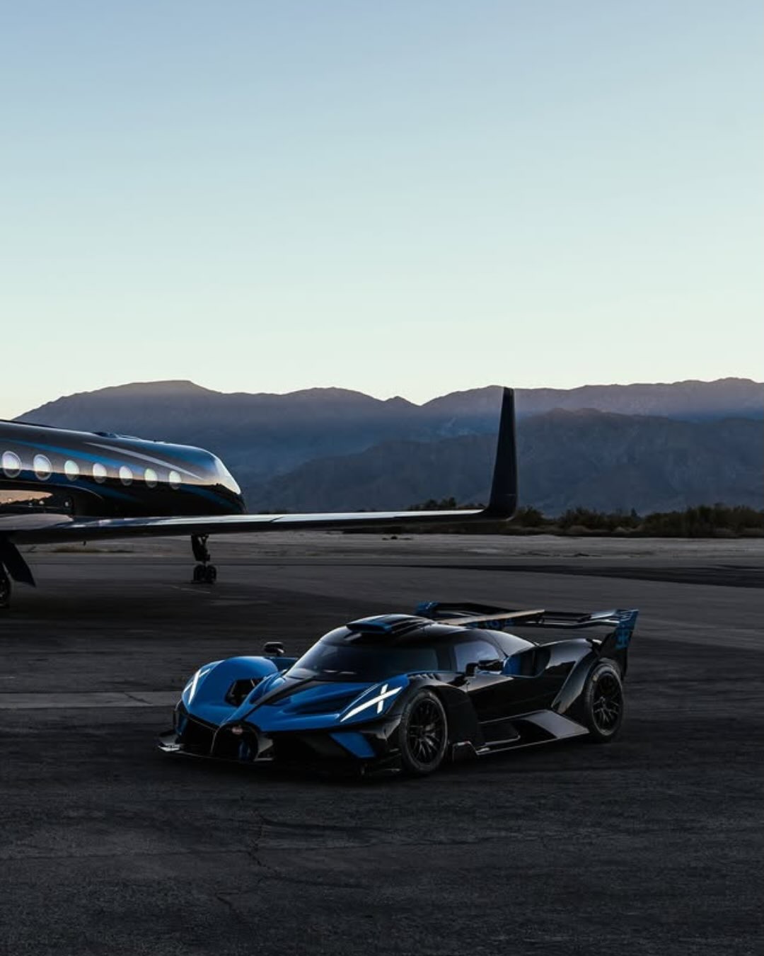Bugatti Blue، مستوحى مباشرة من تصميم طائرة Gulfstream