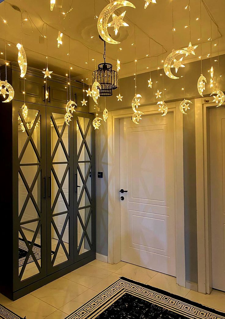 ديكور فاخر بمناسبة رمضان لمدخل المنزل
