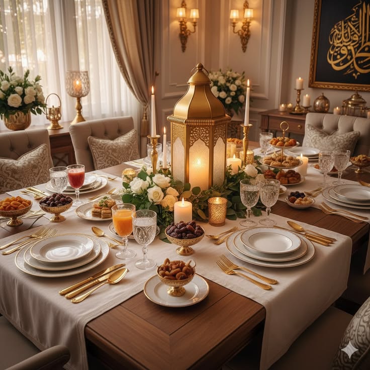 أفكار لتجهيز مائدة إفطار فاخرة في رمضان 2