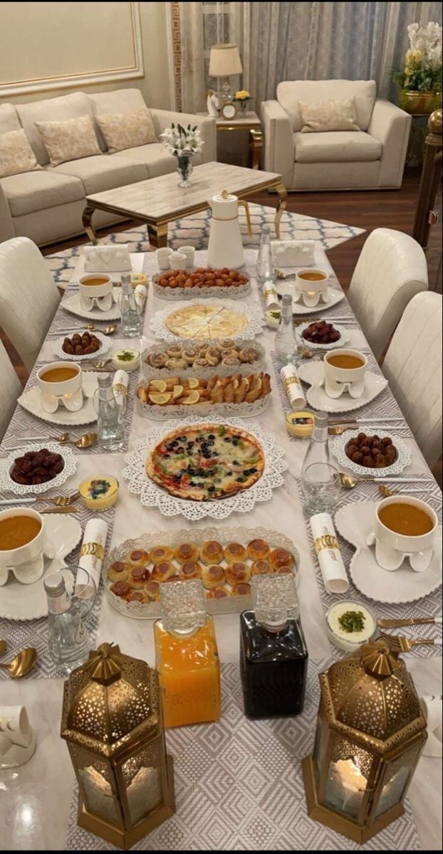 أفكار لتجهيز مائدة إفطار فاخرة في رمضان 4