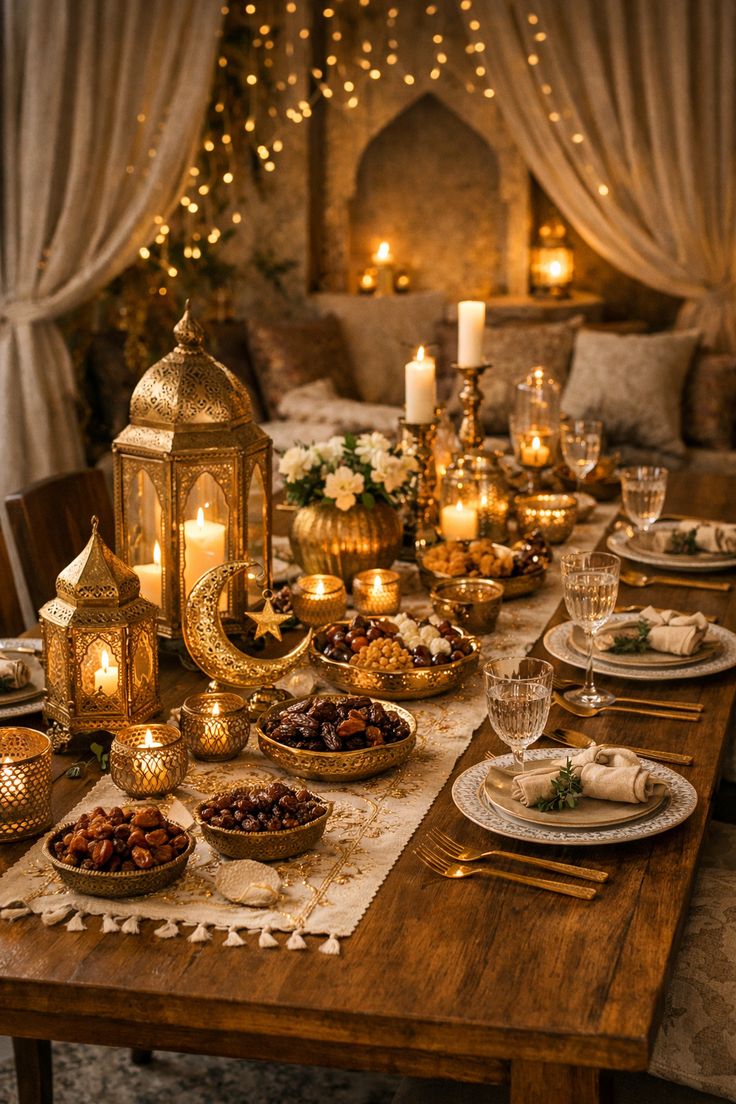 أفكار لتجهيز مائدة إفطار فاخرة في رمضان